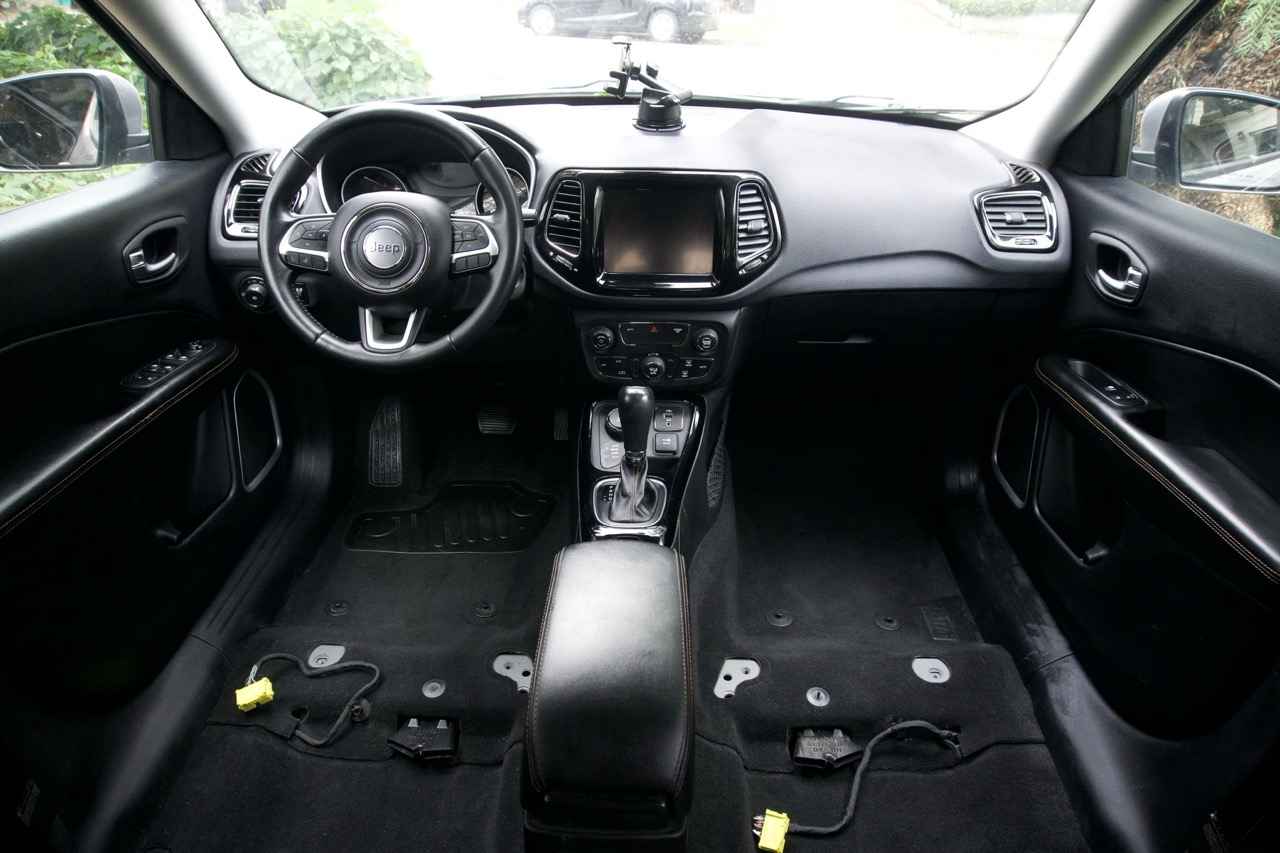 Interior detail — clean Jeep dashboard